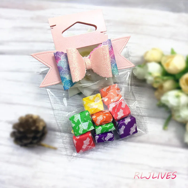 Double Bow Bag Topper Metal Cutting Die – DIY Scrapbooking