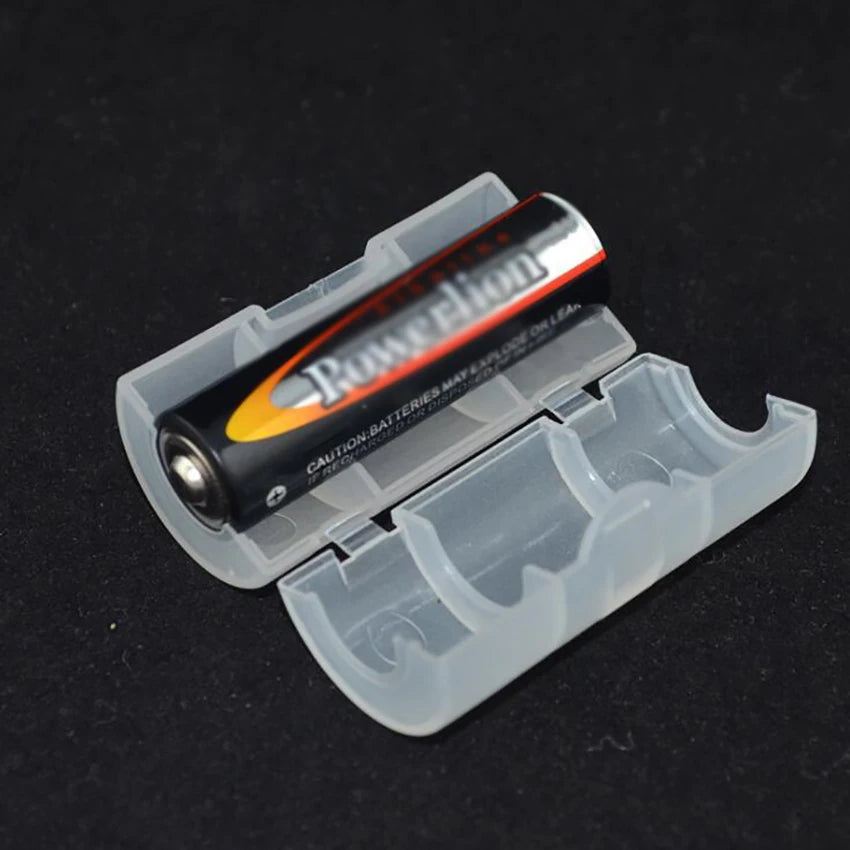 AA to C Size Battery Converter Adapter Holder – Frosted Cover