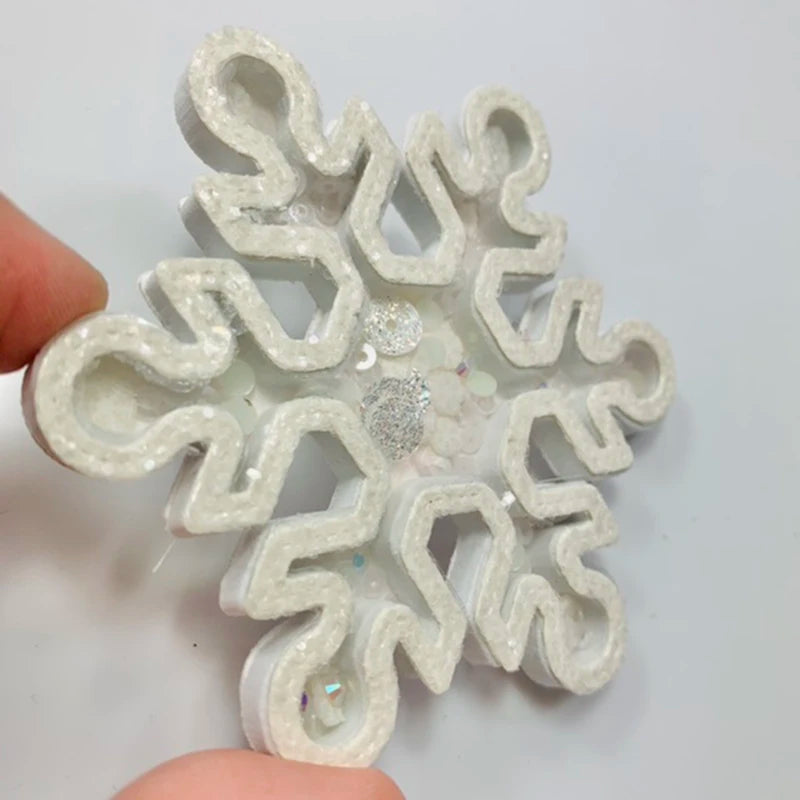 Shaker Snowflake Metal Cutting Die – DIY Scrapbooking Stencil