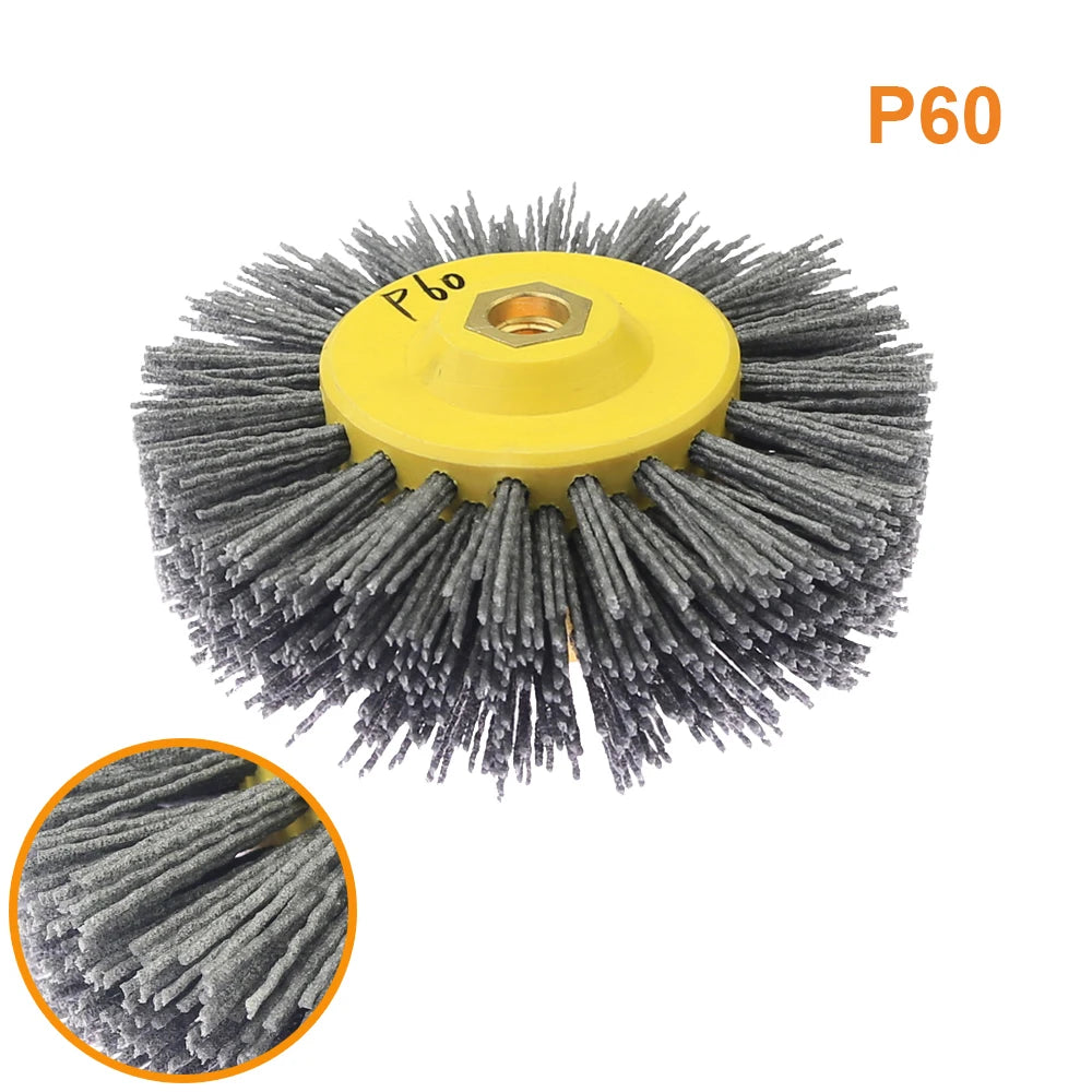 Nylon Abrasive Wire Polishing Brush Wheel 150mm M14