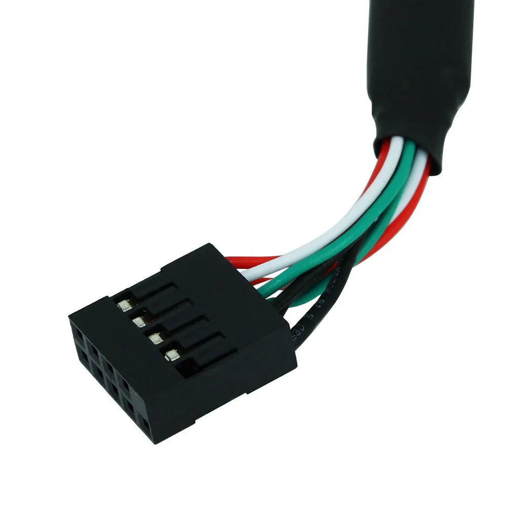 OULLX USB 2.0 9-Pin Motherboard Expansion Bracket Cable Adapter