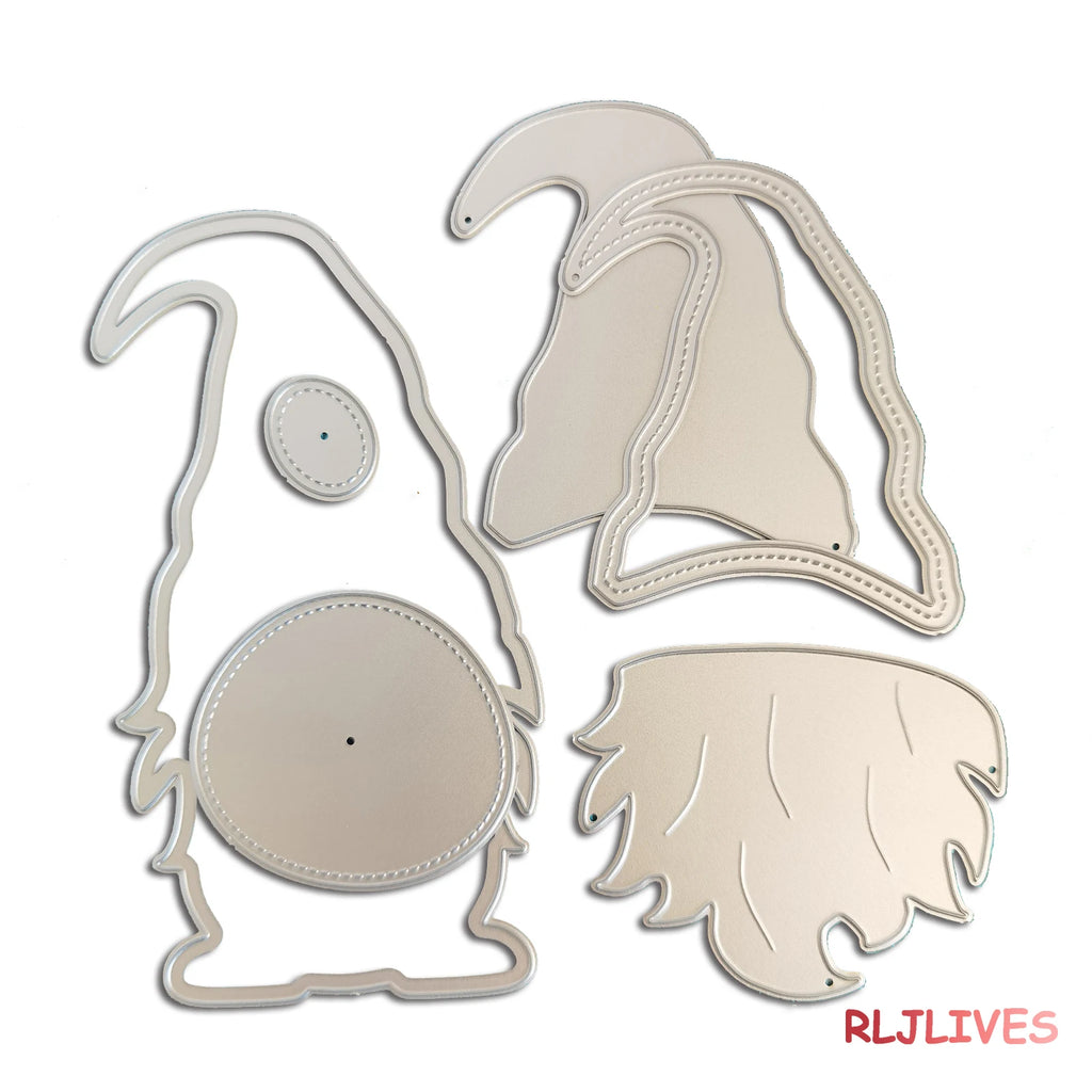 Shaker Gnome Metal Cutting Dies – DIY Scrapbooking & Cards