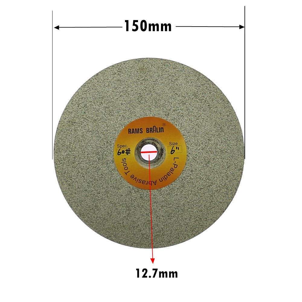 6" Diamond Flat Lap Grinding Disc 150mm | Lapidary Wheel