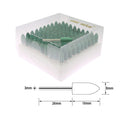 100-Pc Rubber Mounted Point Grinding Set | Die Grinder Bits