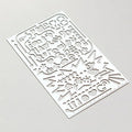Stainless Steel Geometric Drawing Template Ruler – Multi-Pattern