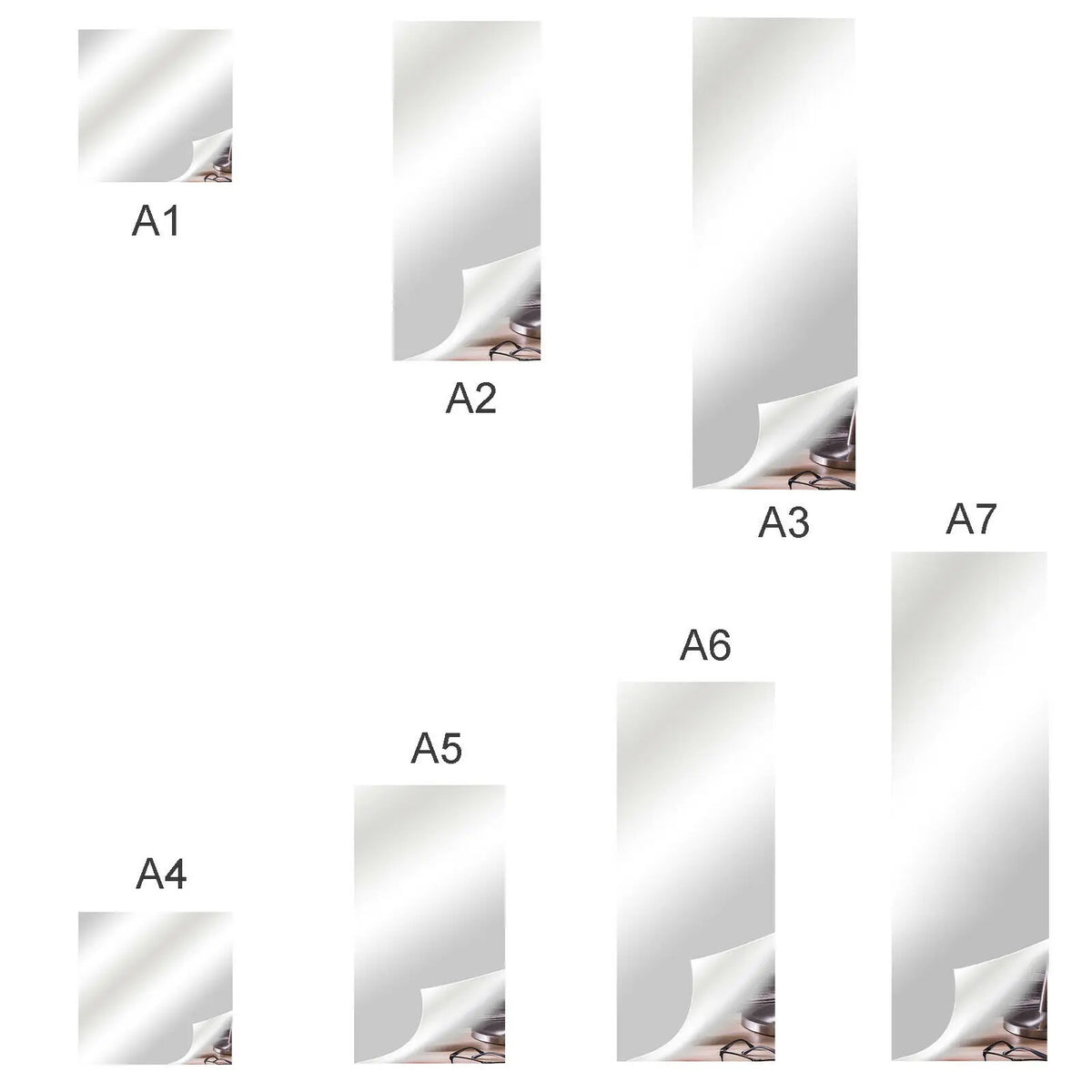 Self-Adhesive Flexible Mirror Sheet 50×200cm | Wall Décor