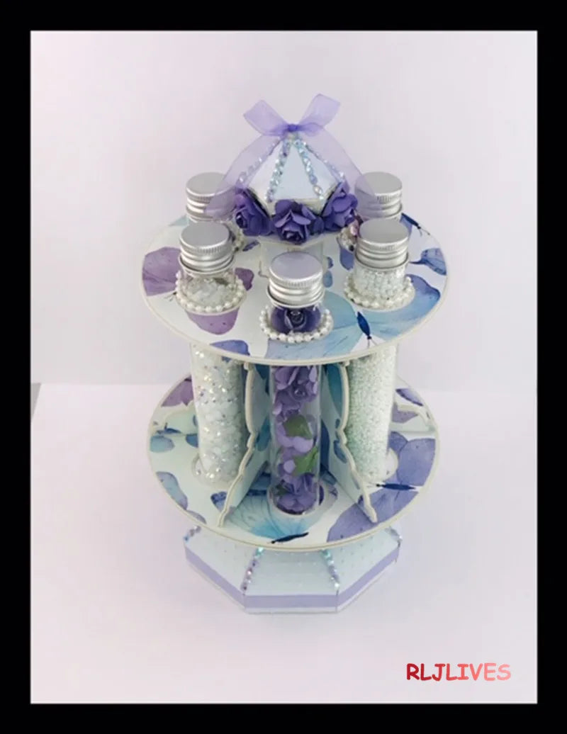 Test Tube Carousel Metal Cutting Dies – DIY Scrapbooking