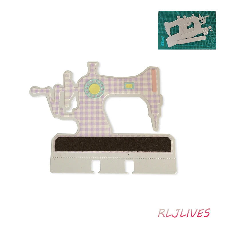 Sewing Machine Metal Cutting Die – DIY Scrapbooking Stencil