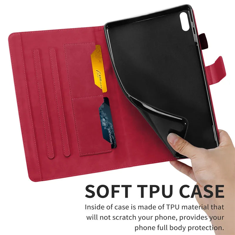 Huawei MatePad 10.4 Kawaii Cartoon Flip Wallet Case + Stand
