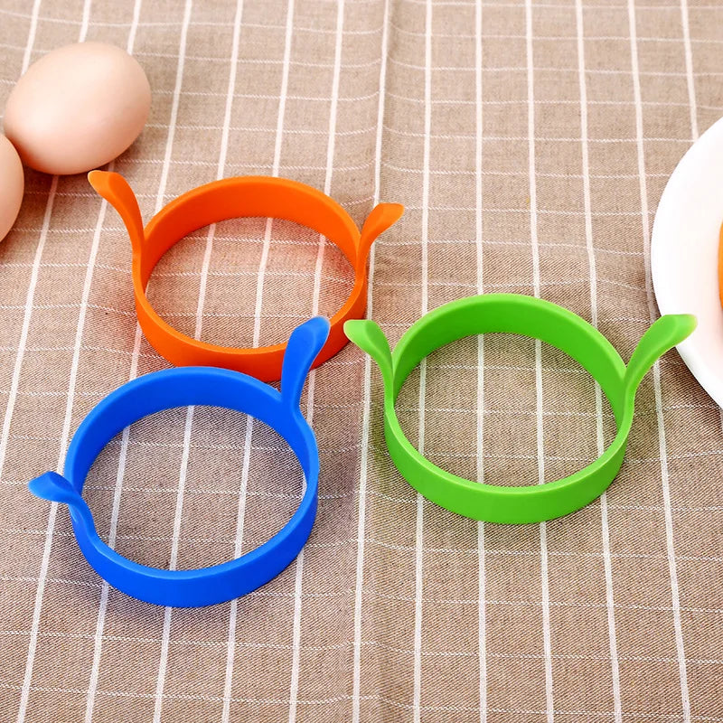 2-Pack Silicone Egg & Pancake Ring Molds | Kitchen Tool