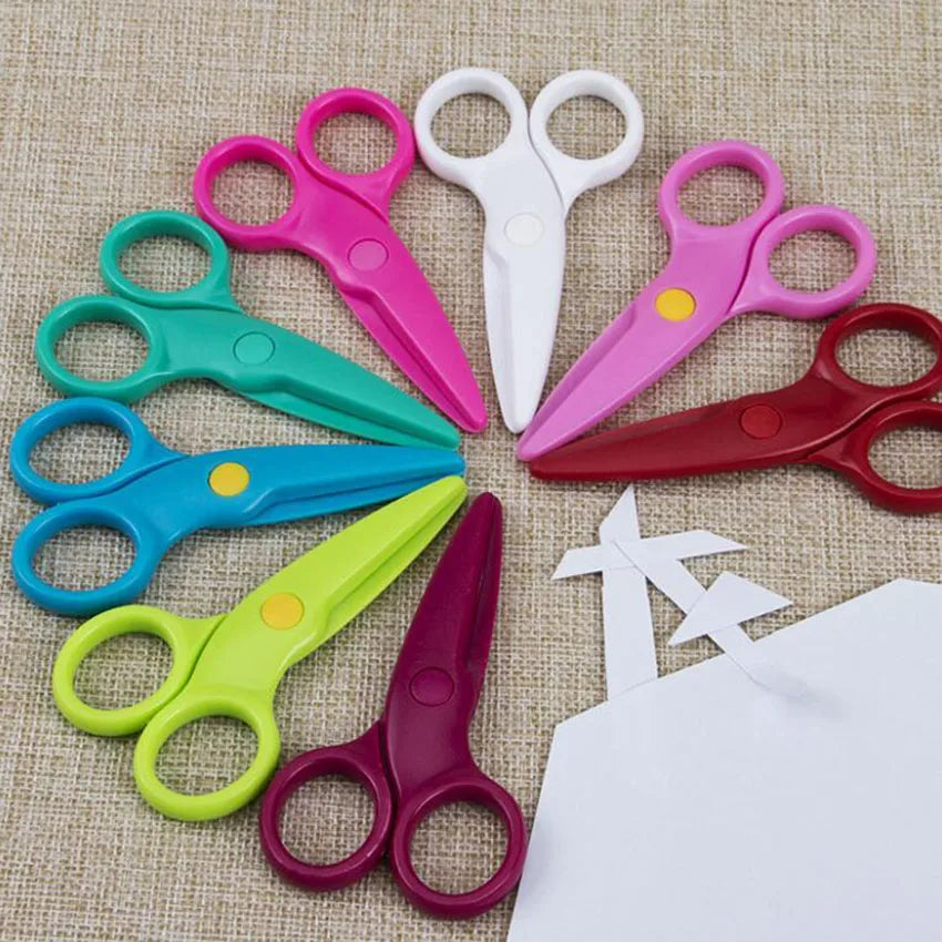 Safety Mini Kids Scissors – DIY Paper Cutting Art Tool