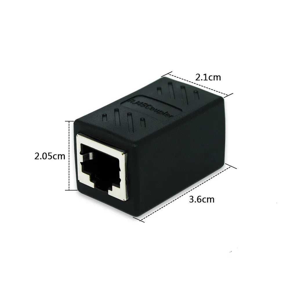 RJ45 Female to Female Ethernet Coupler – CAT5 CAT6 Adapter