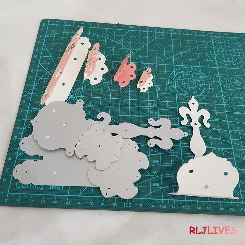 Vintage Books & Planner Hinges Metal Cutting Dies – Scrapbooking