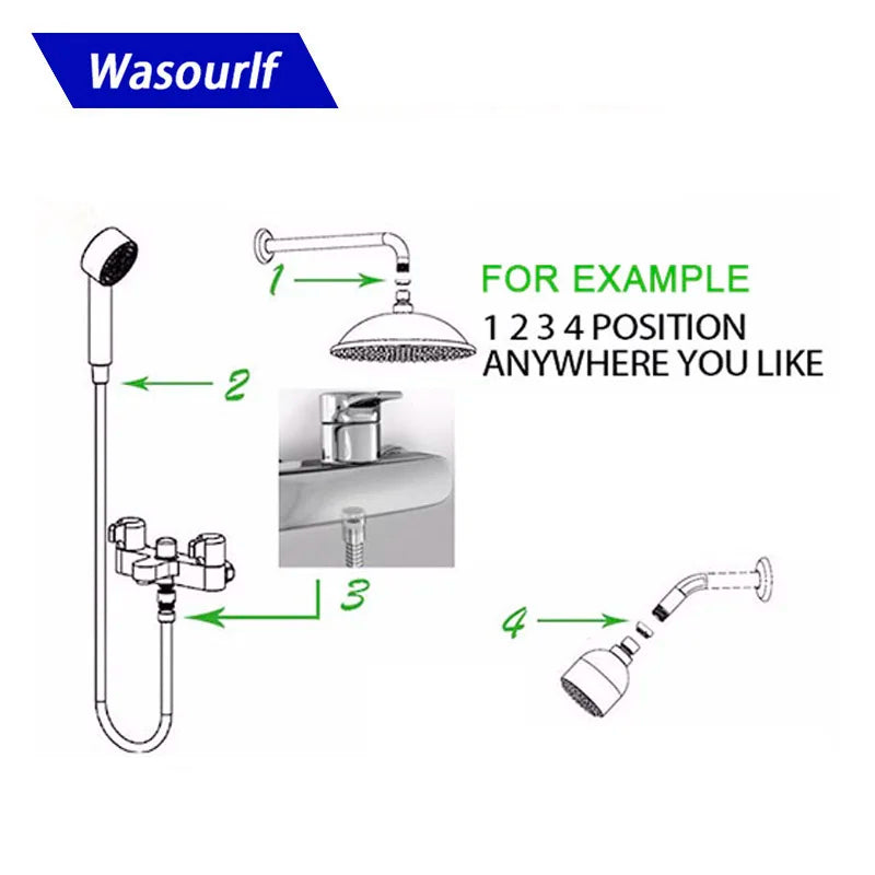 WASOURLF 2-Pack Water Saving Aerator Flow Regulator 6L 8L 9L