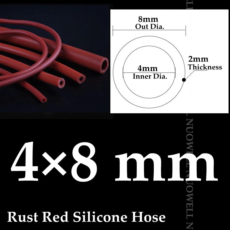 Food Grade Silicone Hose 100cm | Flexible Pipe 2–32mm I.D.