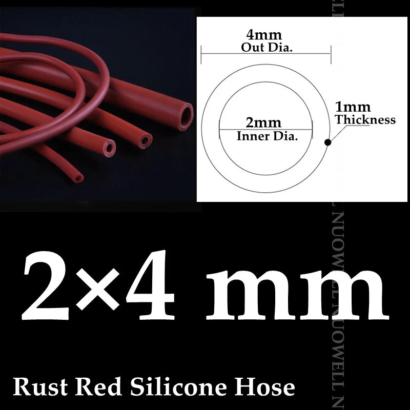 Food Grade Silicone Hose 100cm | Flexible Pipe 2–32mm I.D.