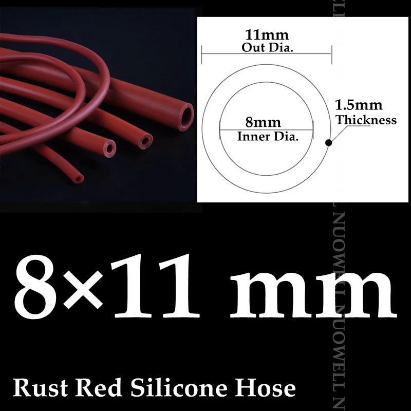 Food Grade Silicone Hose 100cm | Flexible Pipe 2–32mm I.D.