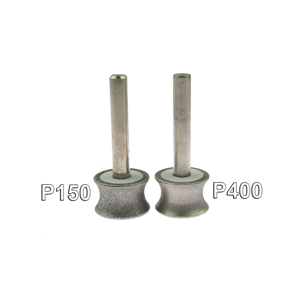Concave Abrasive Grinding Wheel – Jade, Glass & Bead Polishing