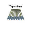 10-Pc Ceramic Grinding Head Set – 3mm Shaft Rotary Abrasive Wheels