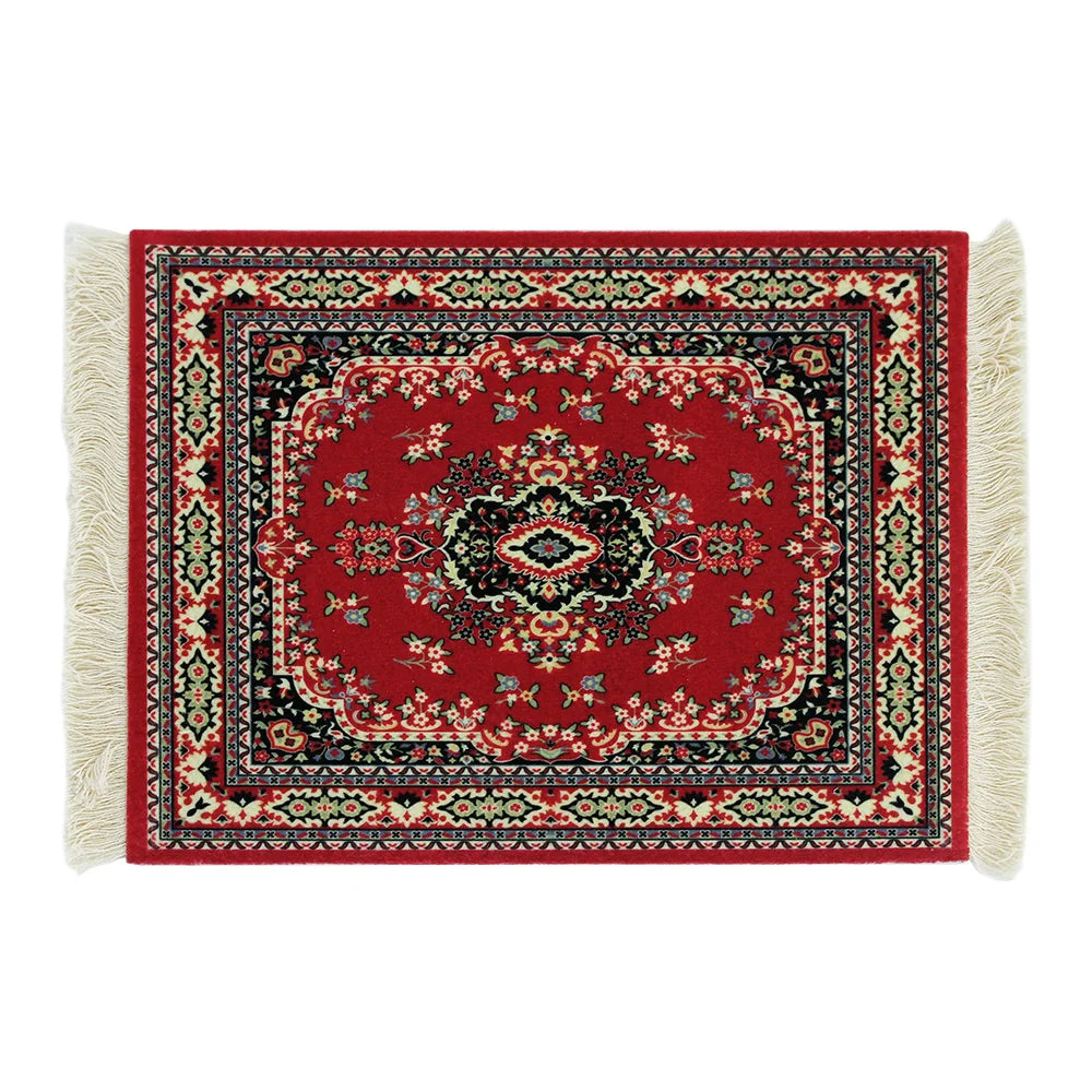 Persian Carpet Mouse Pad – Anti-Slip Rubber Gaming Mat 18×26cm
