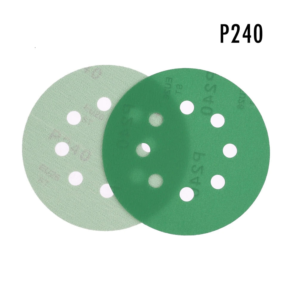 10-Pack 5" 125mm Sanding Discs Hook & Loop P60–P2000 Grit