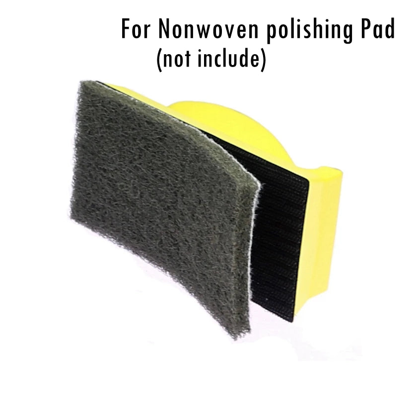 Hand Sanding Block Polishing Pad Holder – Hook & Loop