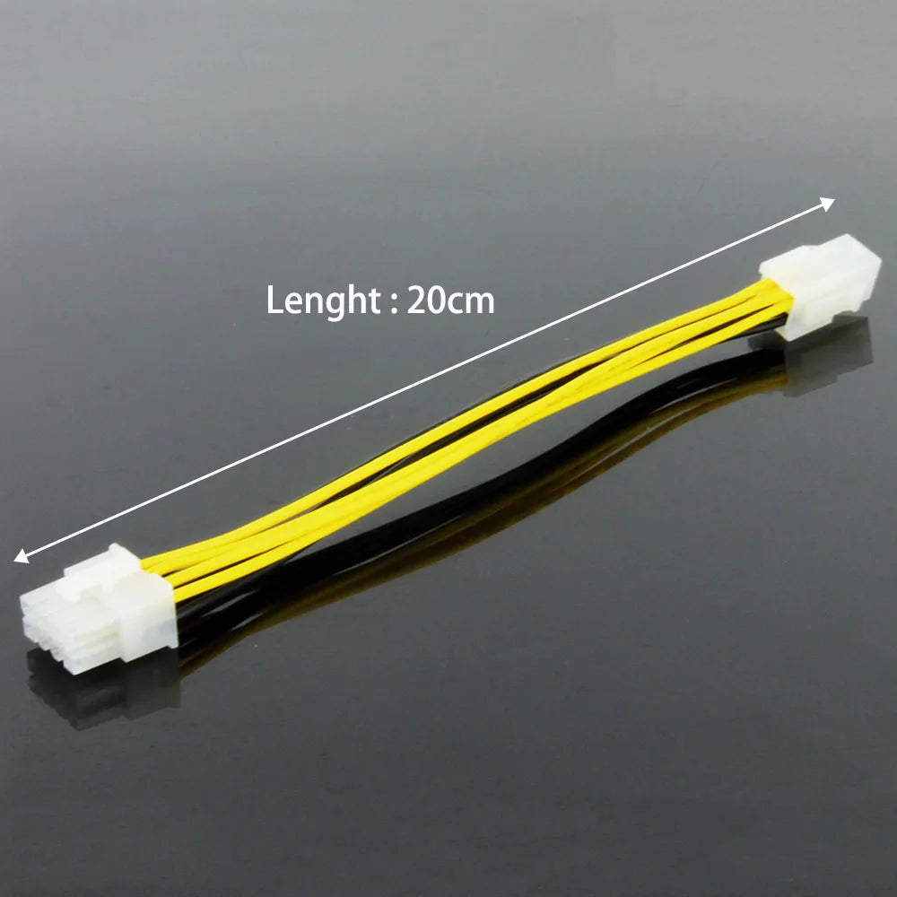 ATX 4-Pin to 8-Pin EPS CPU Power Extension Adapter Cable