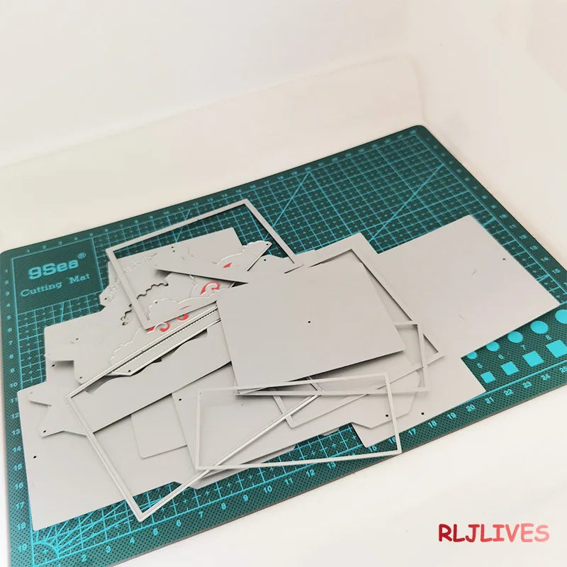 4 Drawer Box Metal Cutting Dies – DIY Scrapbooking Set