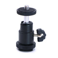 Hot Shoe to 1/4" Ball Head Adapter for Camera, Light & Mic