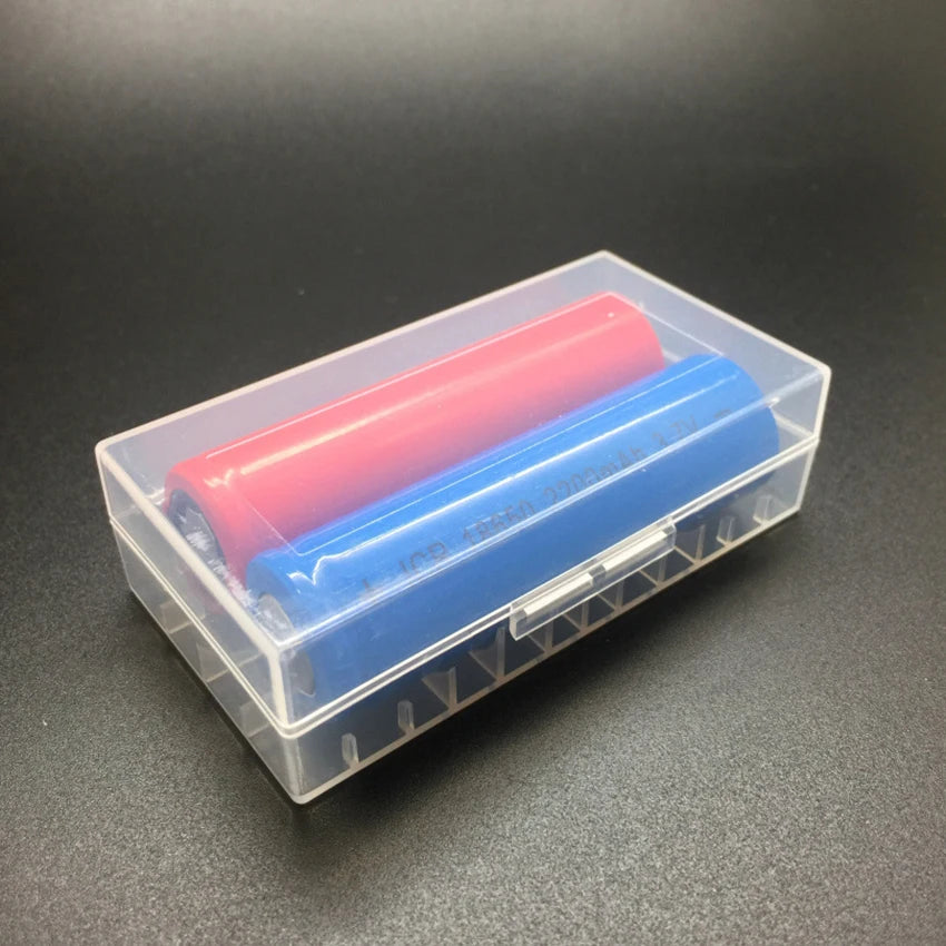 Plastic Battery Storage Case for 18650, CR123A & 16340