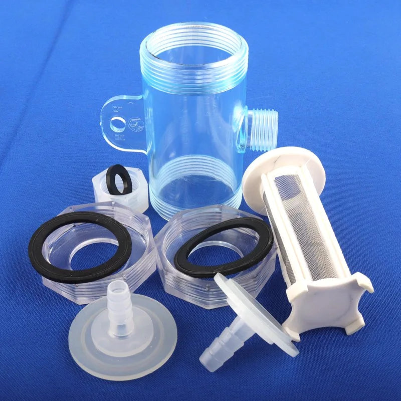 Transparent Inline Water Filter – Irrigation & Aquarium