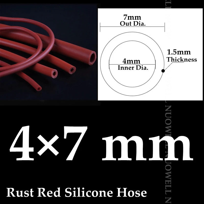 Food Grade Silicone Hose 100cm | Flexible Pipe 2–32mm I.D.