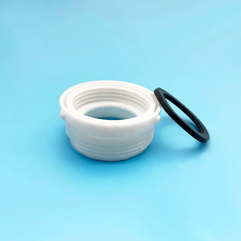 WASOURLF 39mm to 46.5mm Plastic Sink Pipe Thread Adapter