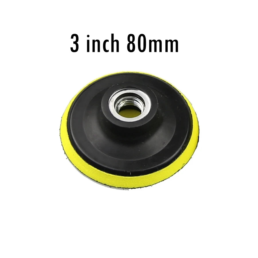 Hook & Loop Sanding Backup Pad 3–5" M10/M14 | Drill Grinder