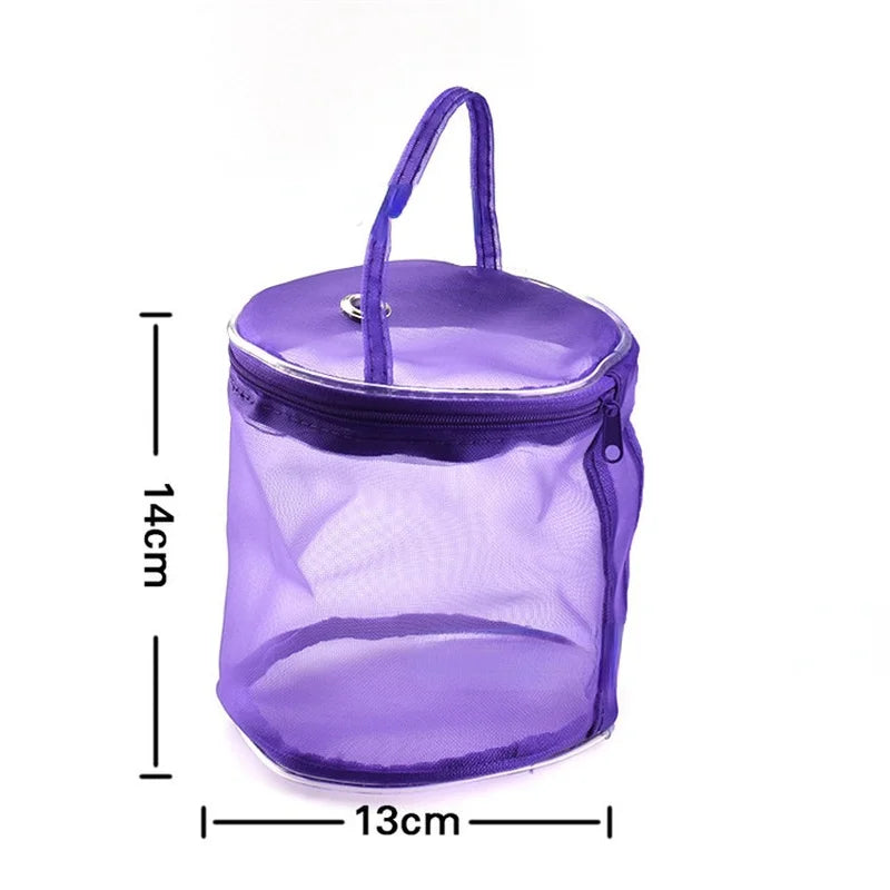 Portable Yarn Storage Mesh Bag | Crochet & Knitting Organizer