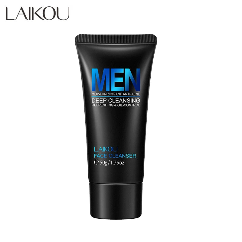 LAIKOU Men's Face Wash – Oil Control & Deep Pore Cleanser