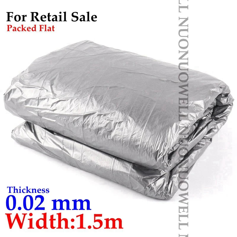 Silver Black Reflective PE Mulch Film – Weed Control Garden