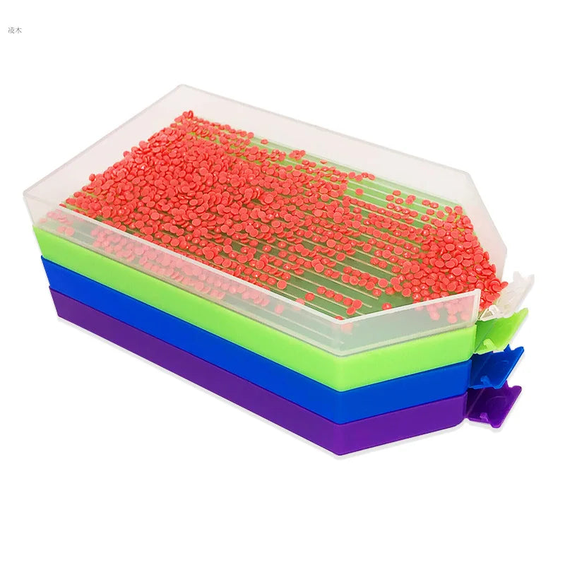 Large Capacity Diamond Painting Tray – Round & Square Drill