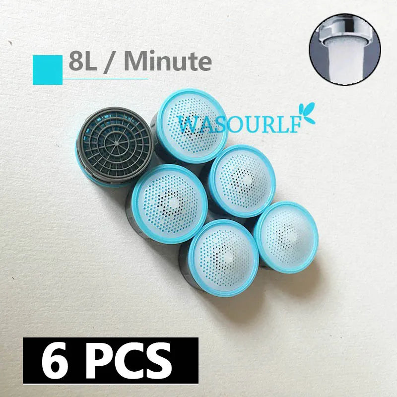 WASOURLF 6-Pack Water Saving Faucet Aerator M22 M24 Thread