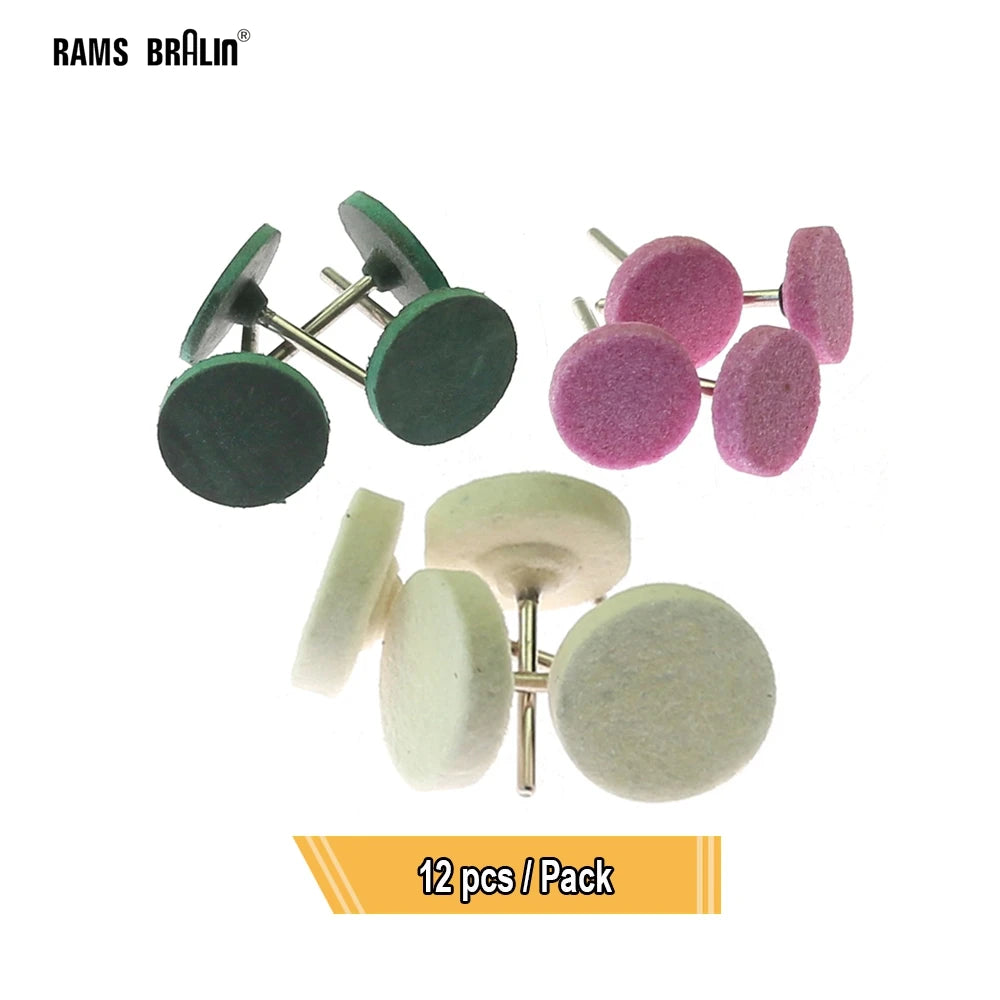 12-Pc T-Shape Buffing Polishing Wheel Set | Drill Die Grinder