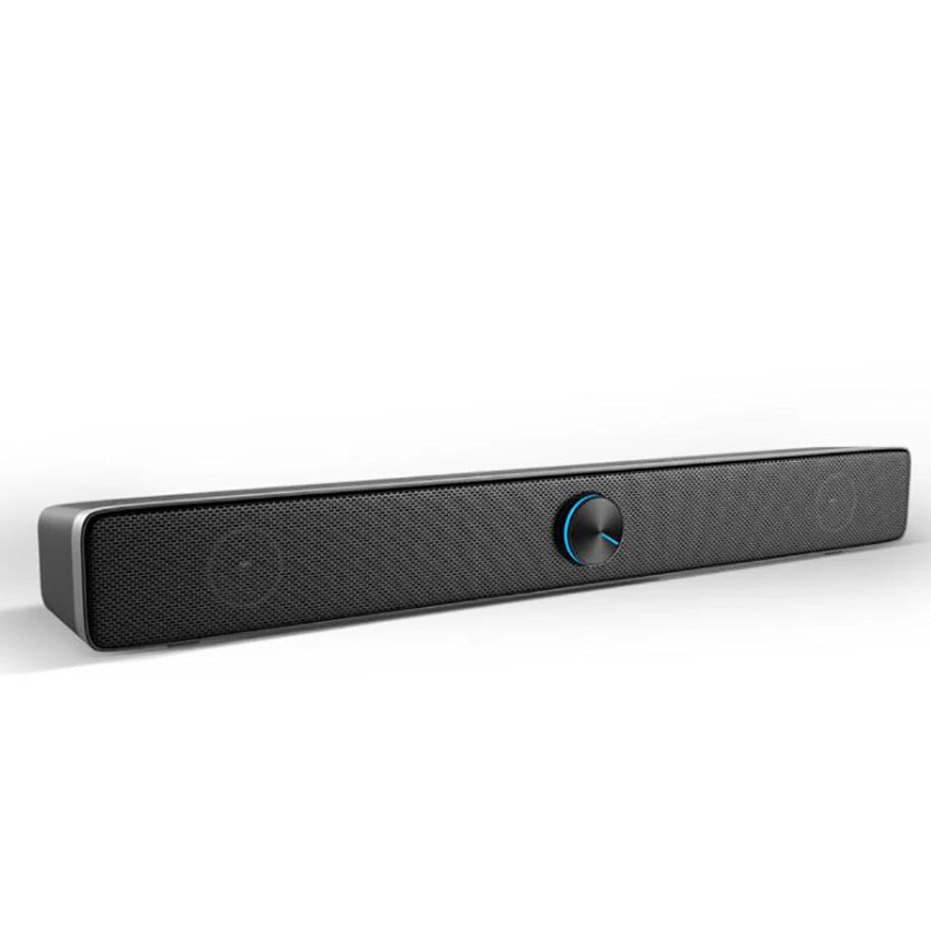 ZJMZYM Wired USB Mini Soundbar Speaker for PC, Laptop & Tablet