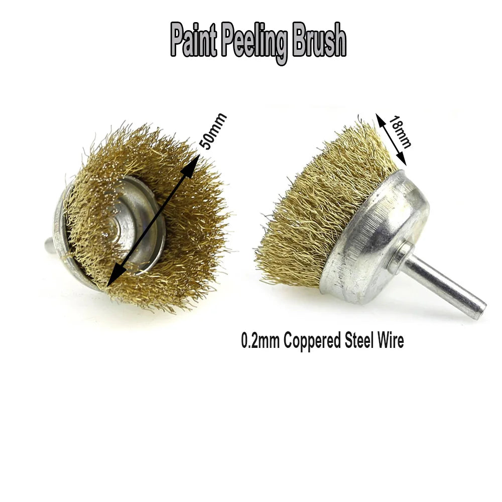 Non-Woven Grinding Polishing Flap Wheel Disc – 6mm Shank