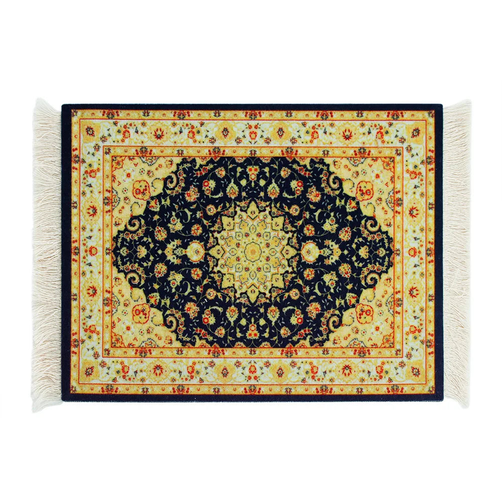 Persian Carpet Mouse Pad – Anti-Slip Rubber Gaming Mat 18×26cm