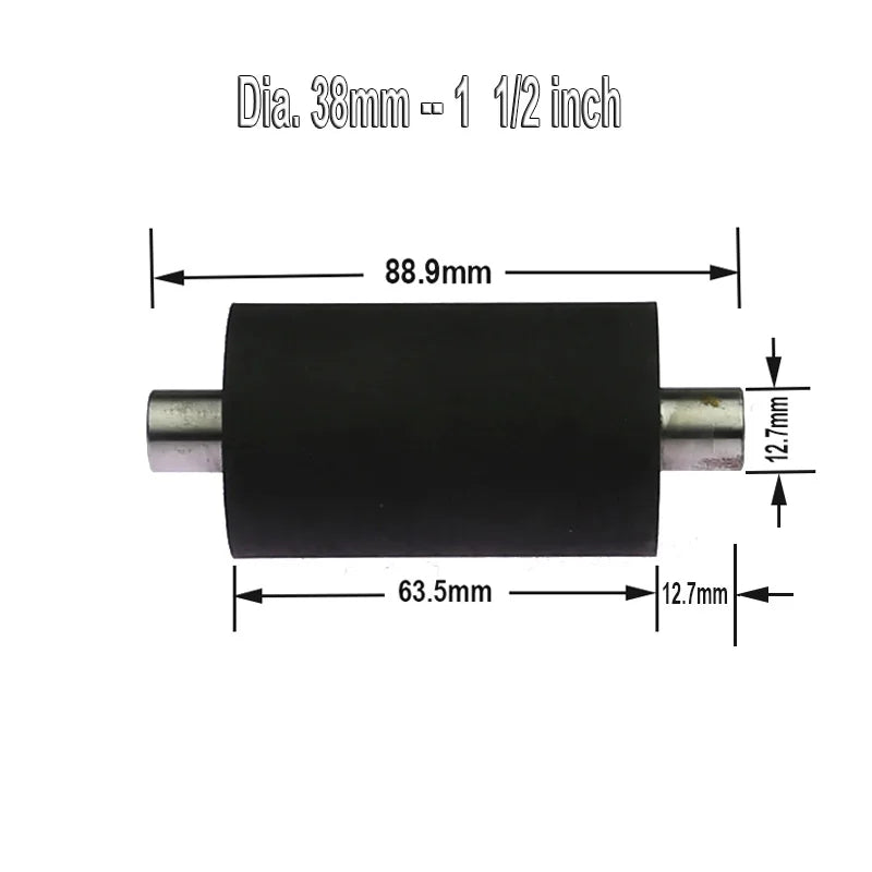 Rubber Contact Wheel 1/2" Shaft | Knife Grinder Belt Sander