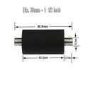 Rubber Contact Wheel 1/2" Shaft | Knife Grinder Belt Sander