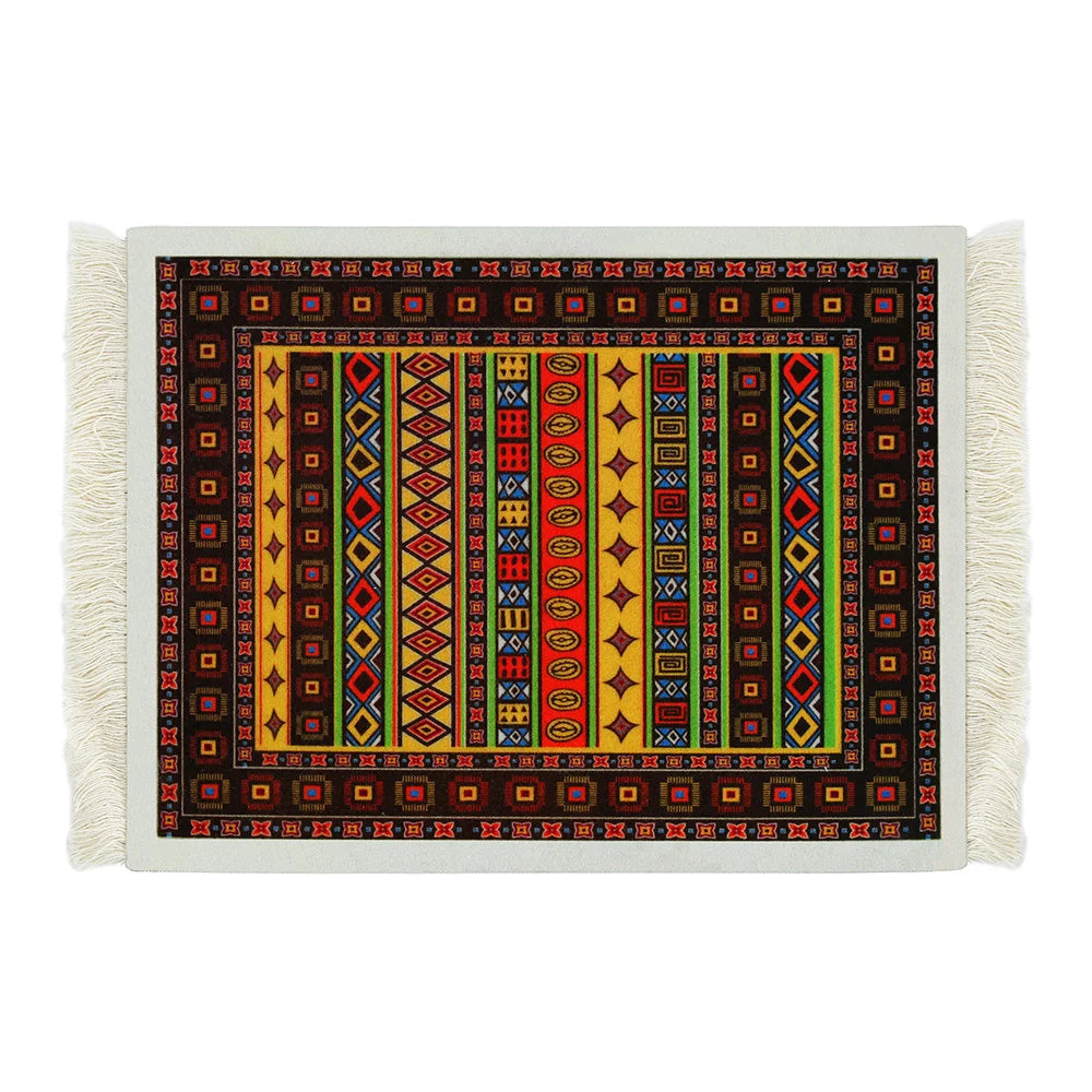 Persian Carpet Mouse Pad – Anti-Slip Rubber Gaming Mat 18×26cm