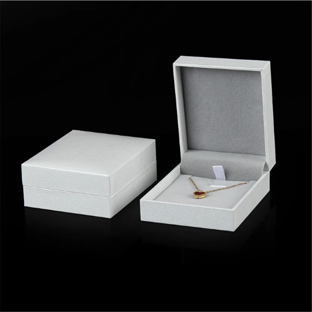 Beige Jewelry Box – Ring, Earring, Necklace & Bracelet Organizer