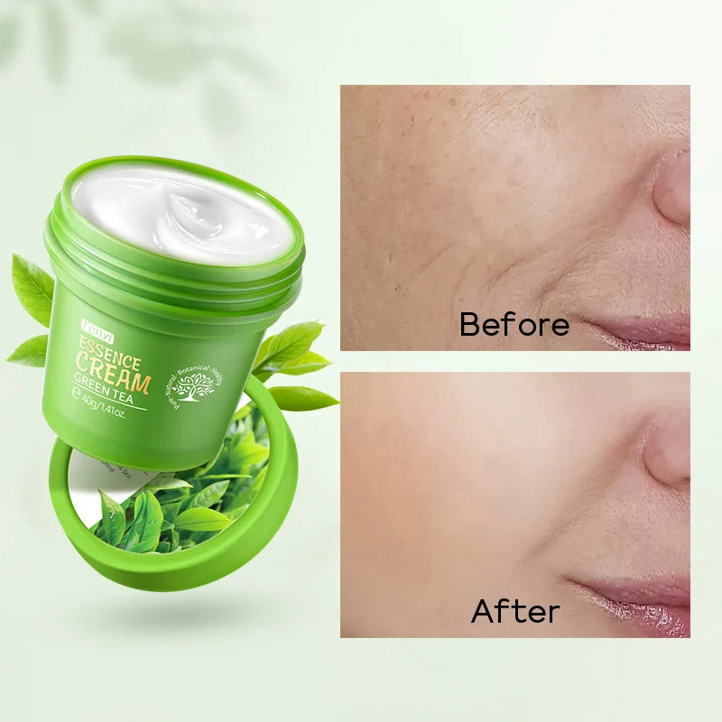 LAIKOU Green Tea Facial Cream – Oil Control & Pore Minimizing