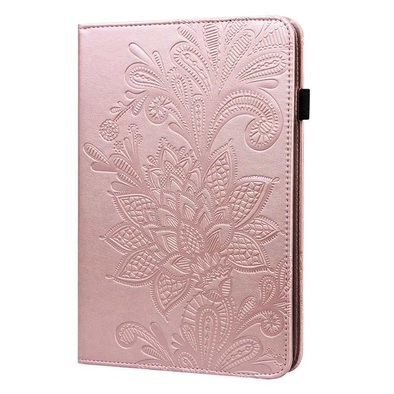Samsung Galaxy Tab A 10.1 2016 Embossed Wallet Case T580 T585