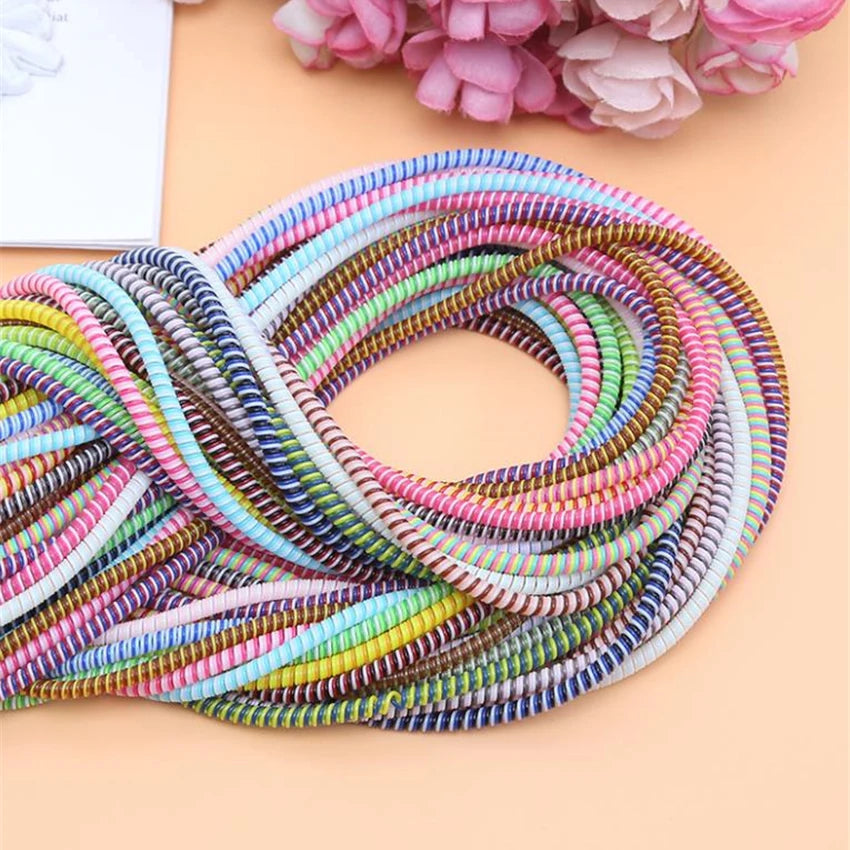 1.4M 3-in-1 USB Cable Protector & Cord Winder Sleeve